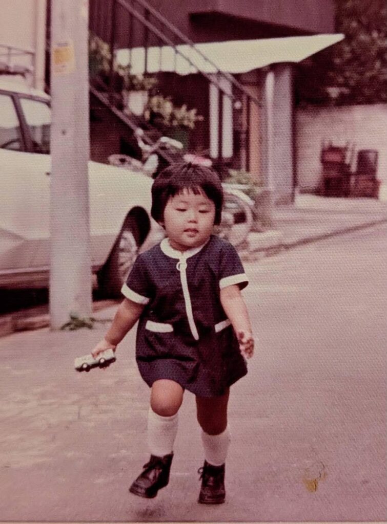 島田由香さんの幼少期の写真